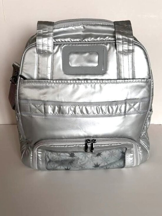 Lug Puddle Jumper LE Convertible Tote Bag Metallic Silver main image 5